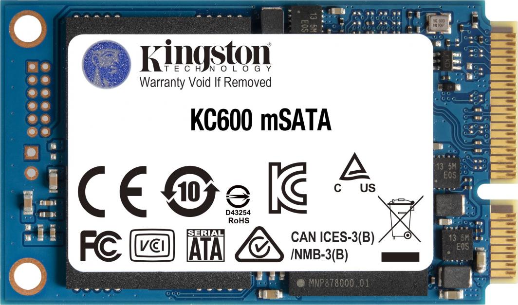 Hard disk Kingston KC600 512GB mSATA SATA III SSD (SKC600MS / 512G)