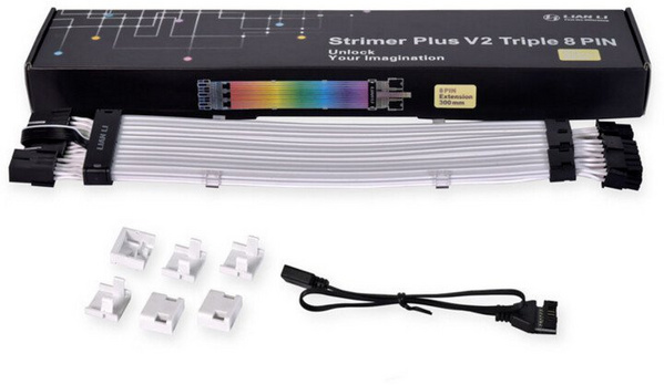 [OUTLET] Kabllo LIAN-LI Strimer Plus V2 Triple 8-Pin RGB VGA