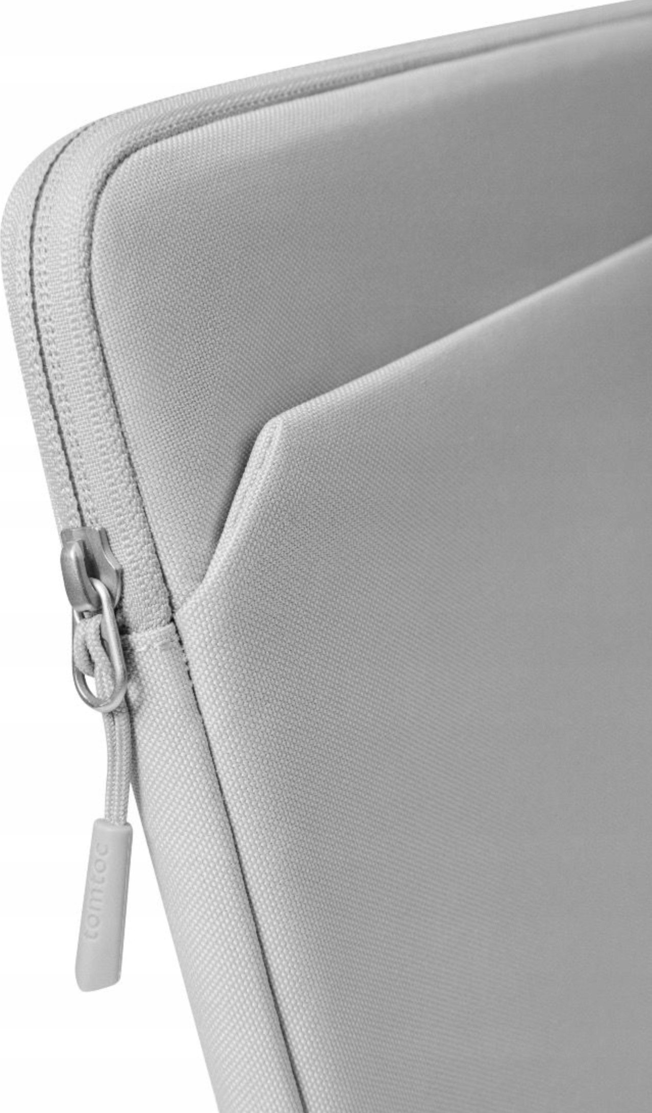 Mbështjellëse mbrojtëse për laptop Tomtoc, 13" MacBook Air, 14" MacBook Pro, gri e hapur