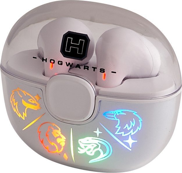 Kufje wireless Lazerbuilt Harry Potter Hogwarts Light up, Bluetooth, me ndriçim, të bardha