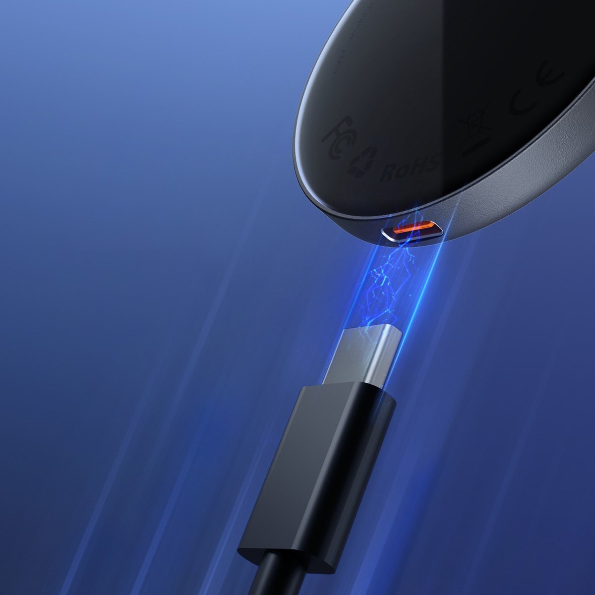 Karikues wireless Aukey LC-MC10 MagLink Aura, 15W, USB-C, i zi