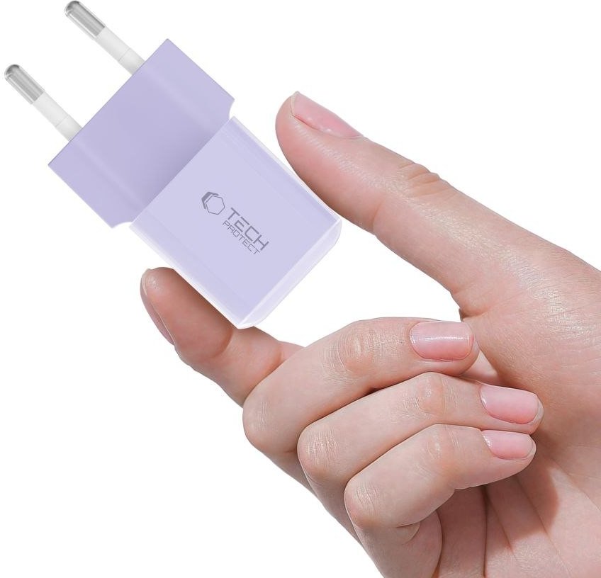 Karikues muri Tech-Protect NCM25, USB C, 25W, vjollcë