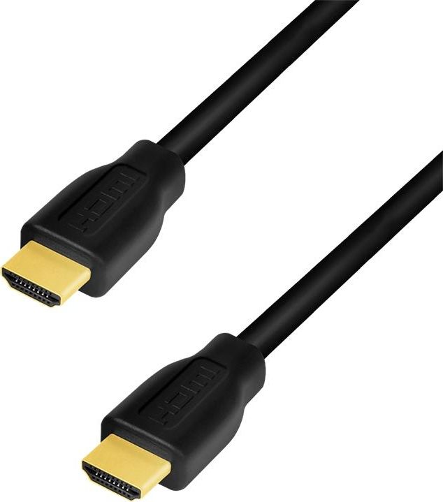 Кабел HDMI LogiLink CH0100, 1m, 4K 60Hz, црн