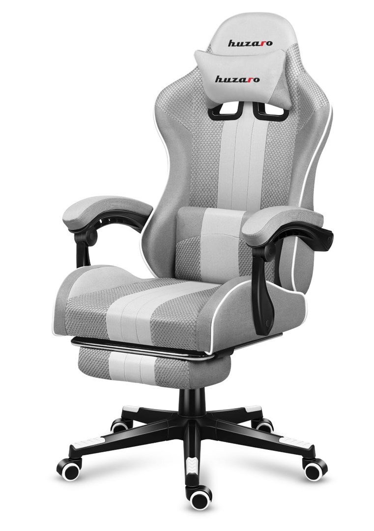 Karrige gaming Huzaro Force 4.7, 140kg, e bardhë