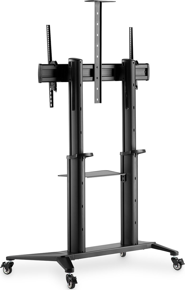 Stendë mobile për TV Digitus Mobile Single Stand, 120", 140kg, e zezë