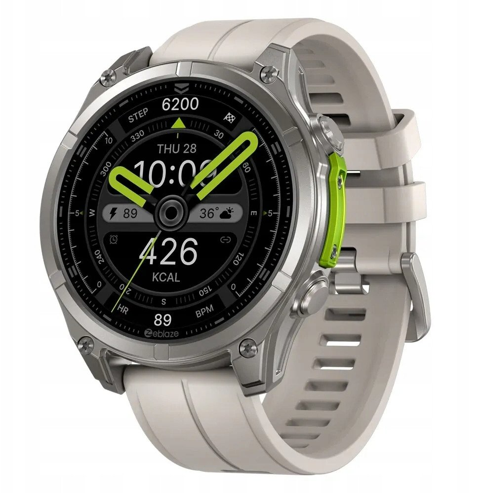 Ora inteligjente Zeblaze VIBE 8, 1.43" AMOLED, thirrje zanore, e zezë