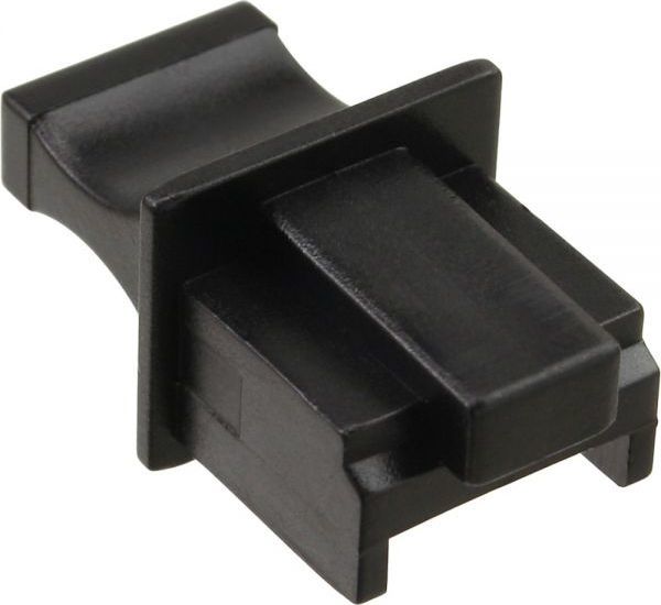 Mbulesë për prizë RJ45 InLine, e zezë, 1 copë (59942E)