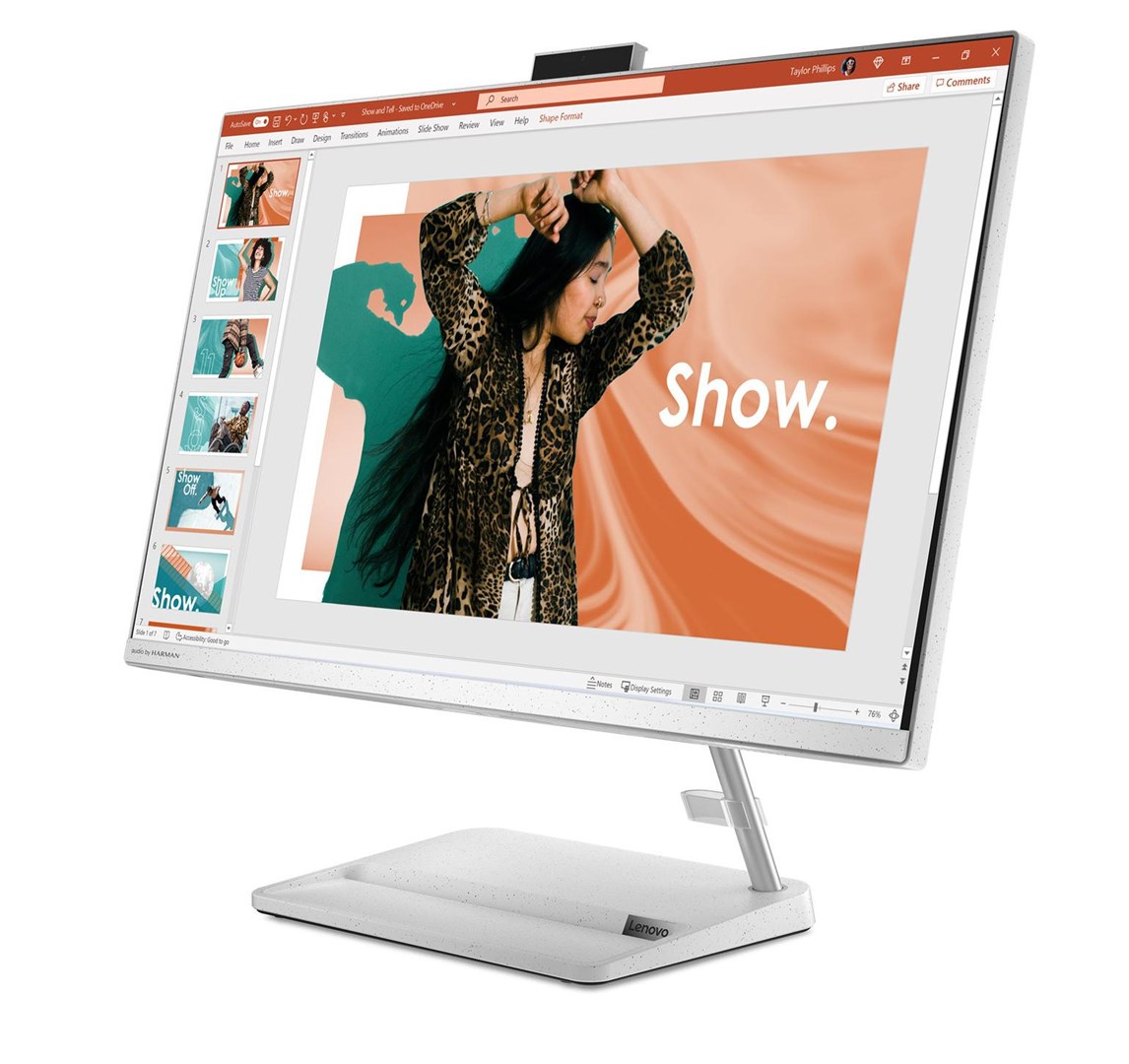 Kompjuter Lenovo IdeaCentre AIO 3 27IAP7, 27", Intel Core i7-13620H, 16GB RAM, 512GB SSD, i bardhë