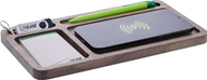 Organizues tavoline InLine WoodCharge, karikues wireless Qi, dru arre, kafe