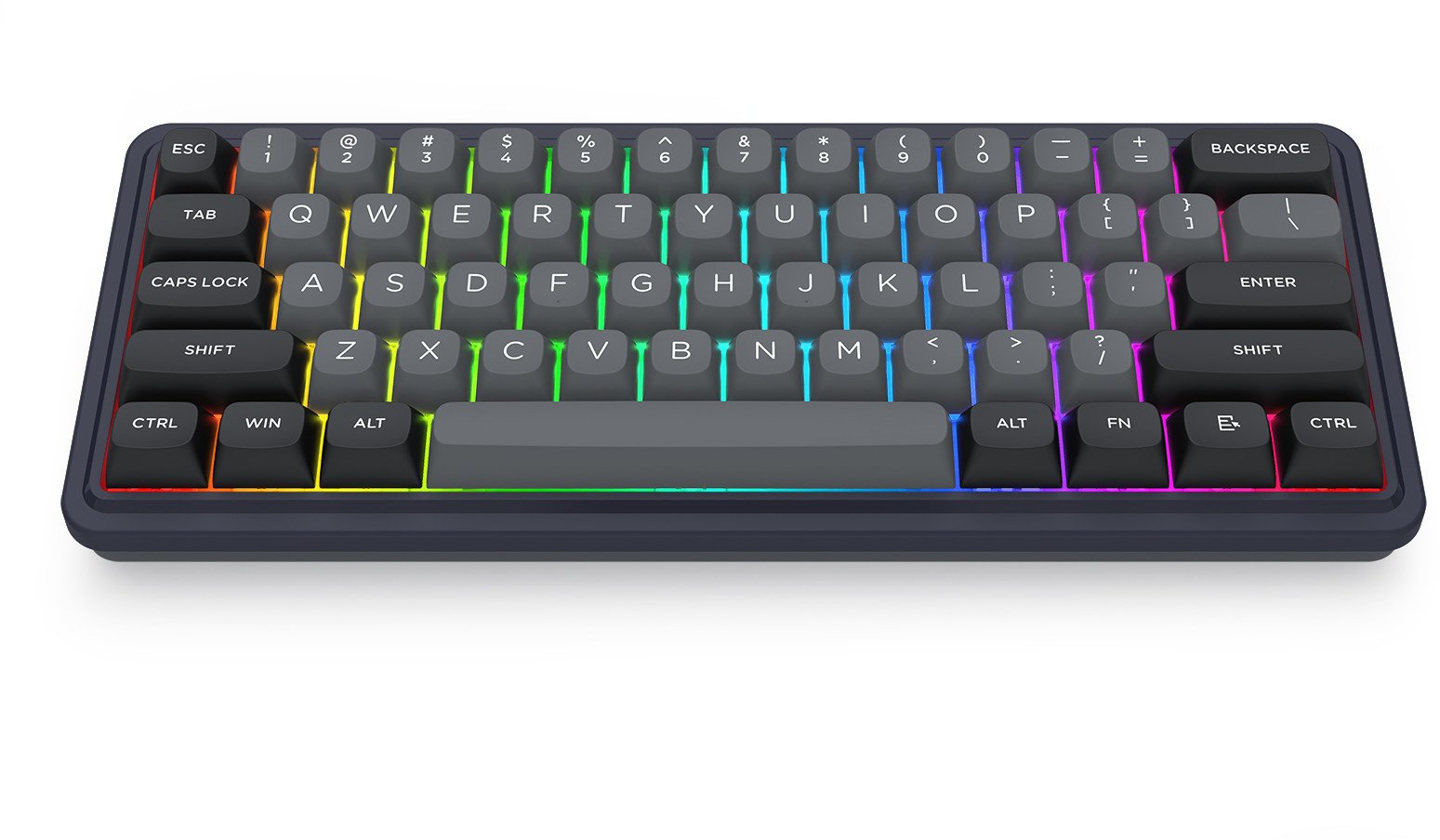 Tastierë mekanike Redragon K730 Draconic Pro V2, wireless dhe me kabllo, RGB, e zezë