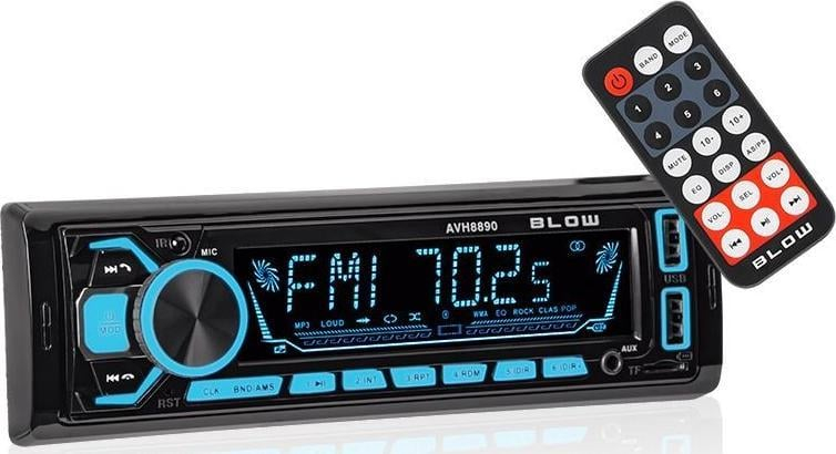 Radio makine Blow AVH-8890, 1DIN, Bluetooth USB microSD, e zezë