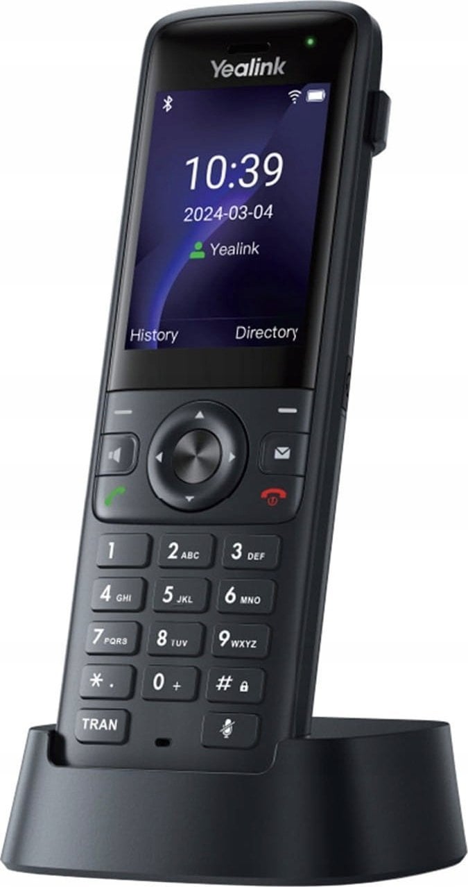 Telefoni IP Yealink AX83H, pa tela, ekran 2.4", Wi Fi, i zi