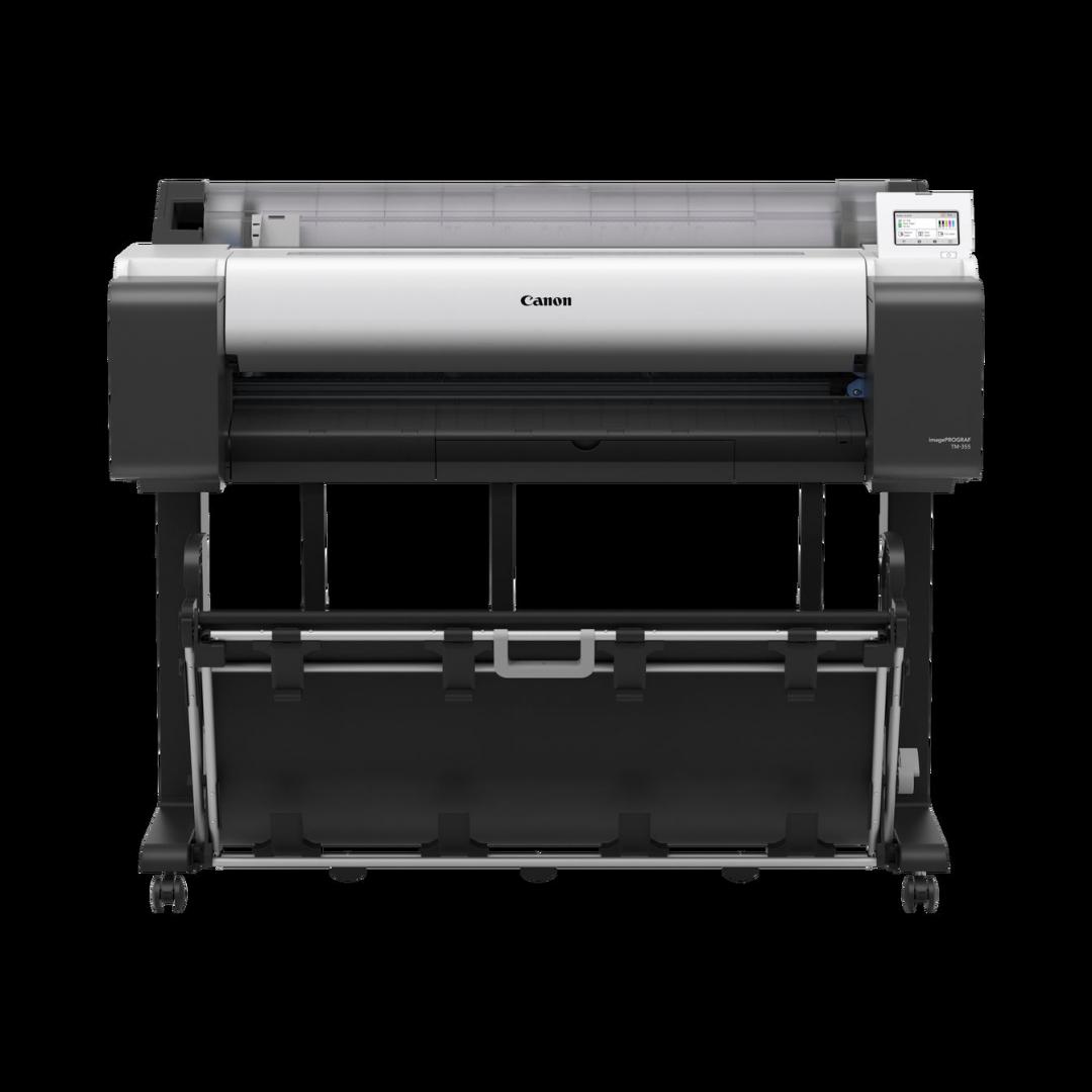 Plotter CAD Canon TM-350, format A0, piedestal i përfshirë, i bardhë