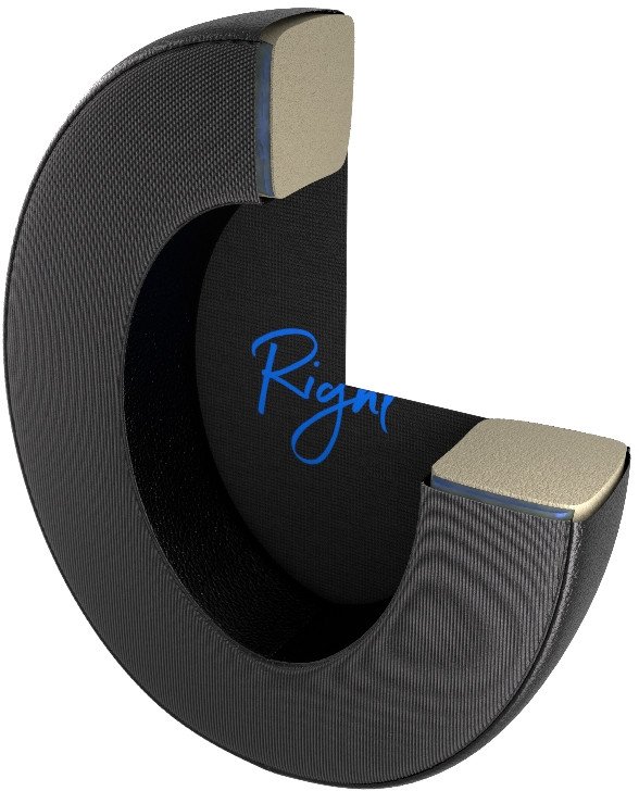 Jastëkë zëvendësues për kufje SPC Gear Earpads Cool Hybrid, xhel ftohës, shkumë memory, të zezë