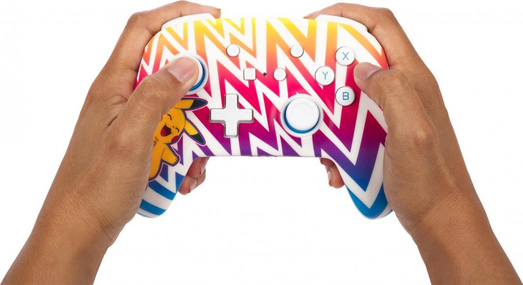 Kontroller PowerA  Enhanced Pikachu Vibrant, wireless, shumëngjyrësh