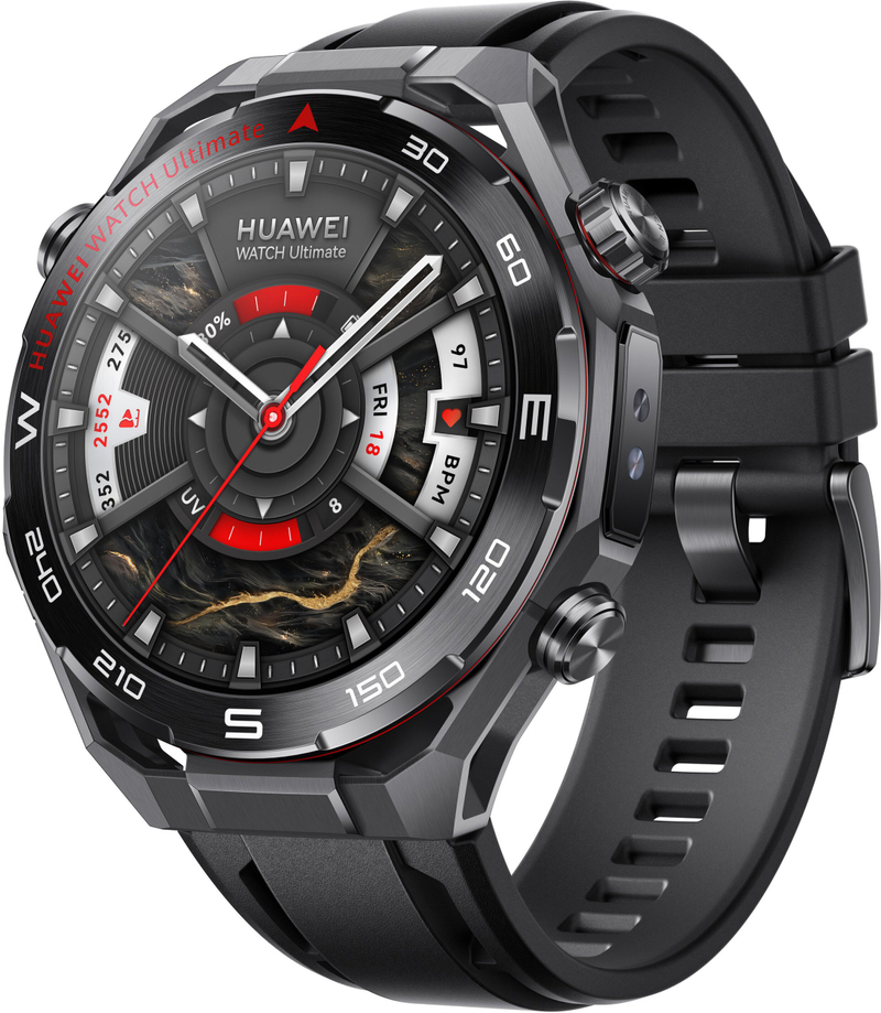 Ora inteligjente Huawei 55020GBB, ekran 1.5" LTPO, GPS Wi-Fi, e zezë