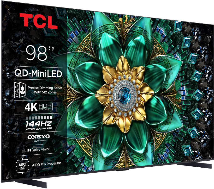 Televizor TCL Q6C 98Q6C, 98", 4K Ultra HD, Smart TV
