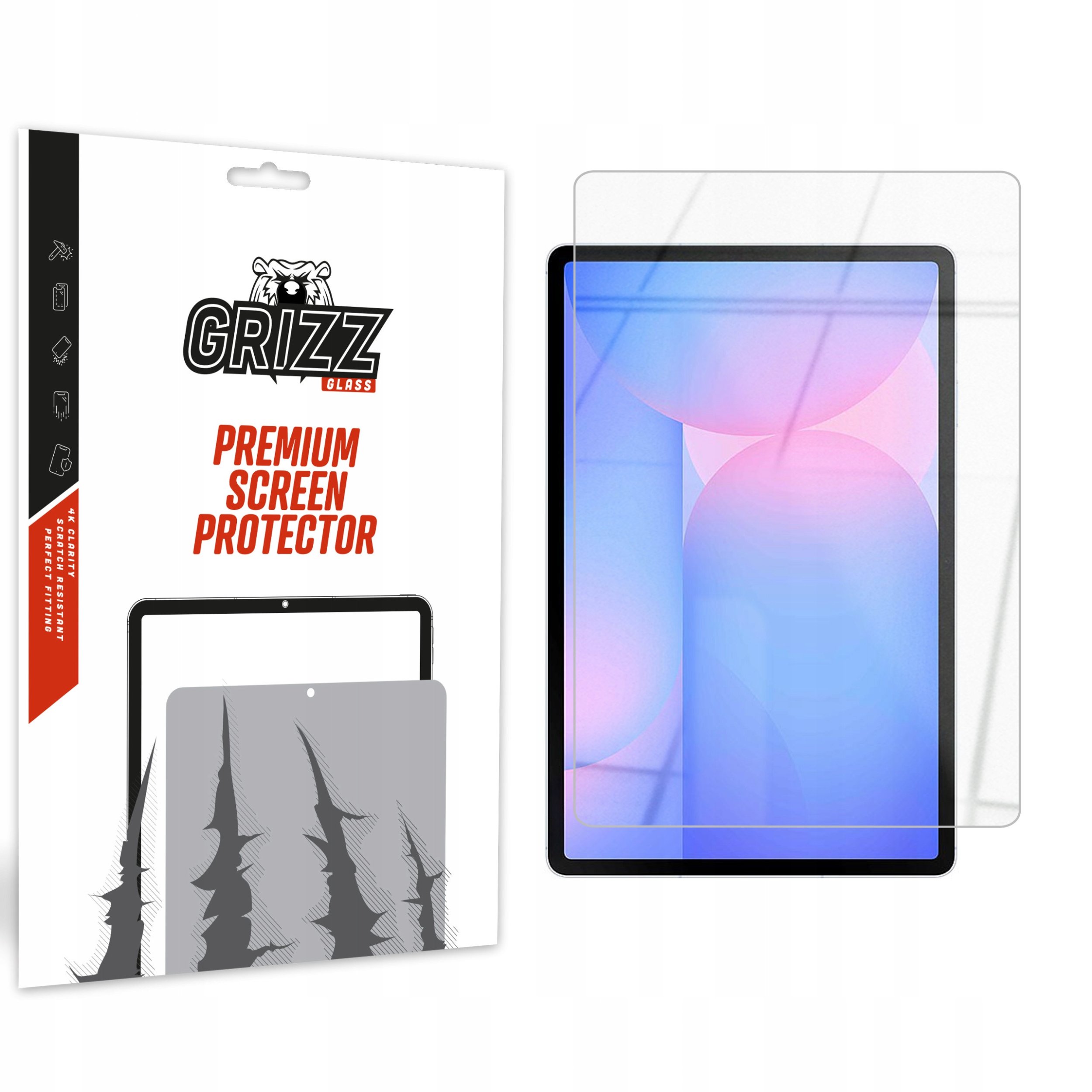 Mbrojtës ekrani Grizz HybridGlass 9H për Samsung Galaxy Tab S10 FE Plus, xham hibrid, transparent