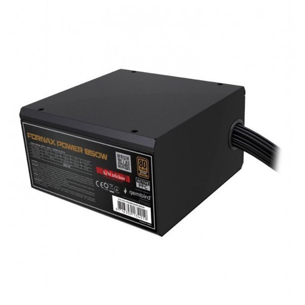 Furnizim energjie PC Gembird 850W, 80 Plus Bronze, PFC aktive