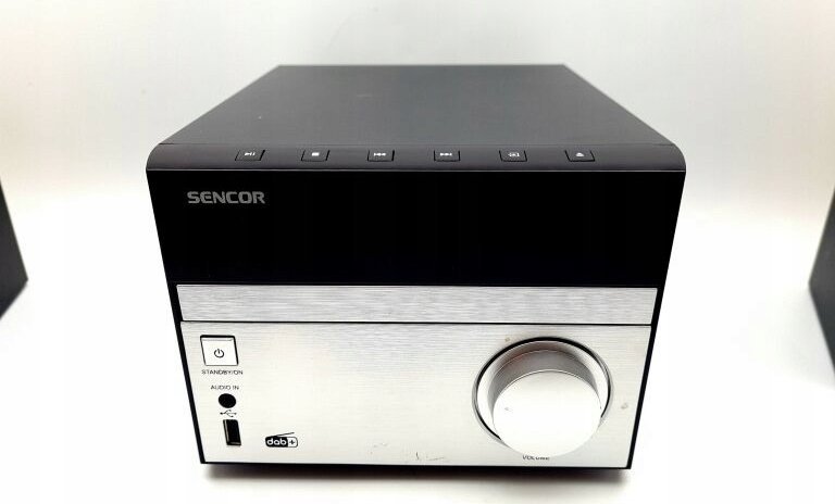 Mikrosistem stereo Sencor SMC 4600DBR Tower, 30W, Bluetooth USB CD MP3, argjendtë