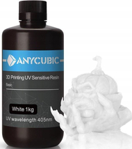 Resinë UV Anycubic Standard, 1kg 1L, 405nm, e bardhë