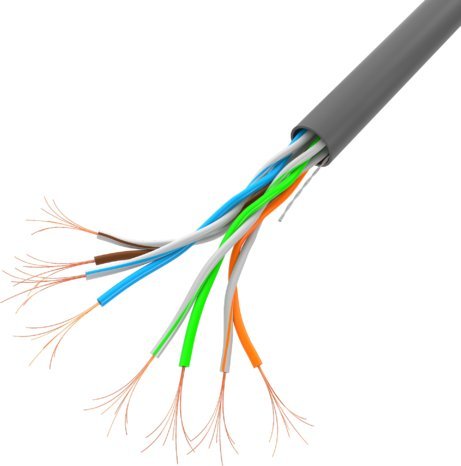 Kabllo interneti instaluese UTP Lanberg, cat.5e, 305m, e hirtë 2