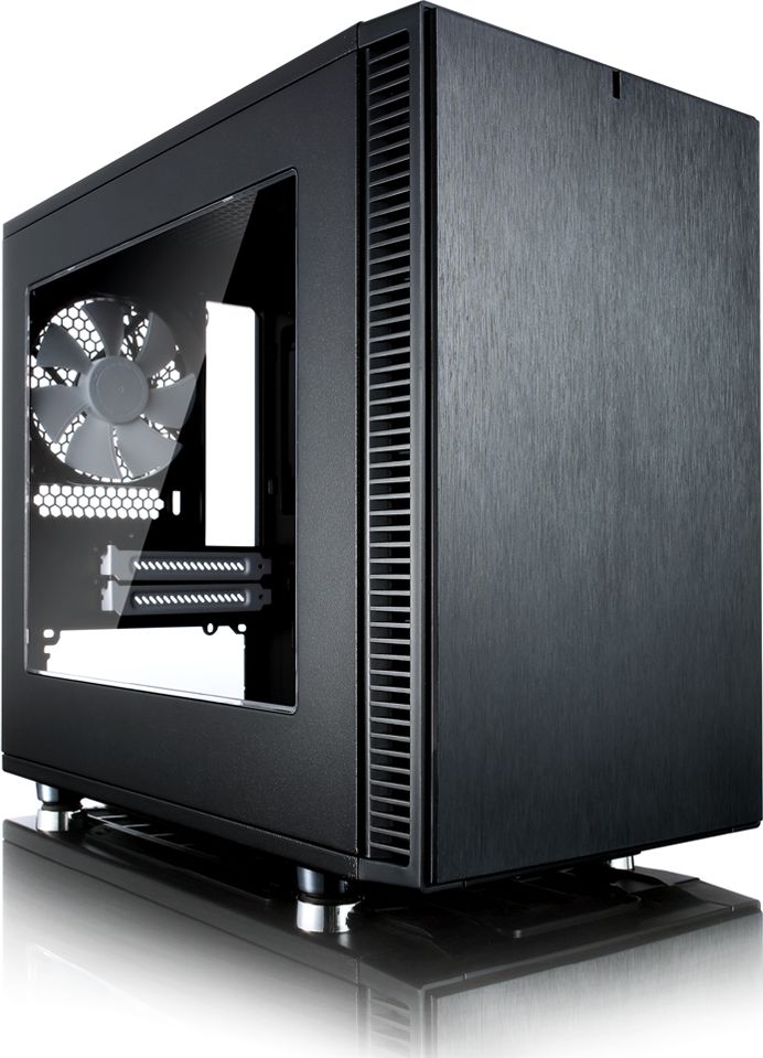 Kasë kompjuteri Fractal Design Nano S, e zezë