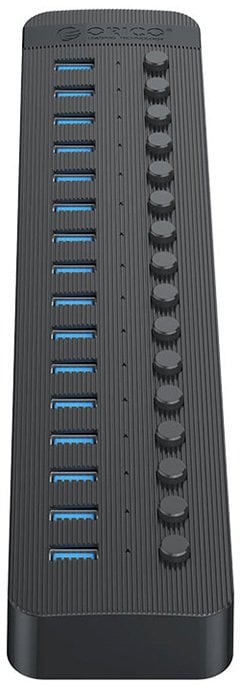 USB hub ORICO CT2U3-16AB, 16 porta USB 3.0, me furnizim energjie, i zi