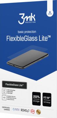 Xham mbrojtës 3MK FlexibleGlass Lite për Samsung Galaxy S10 Lite, transparent