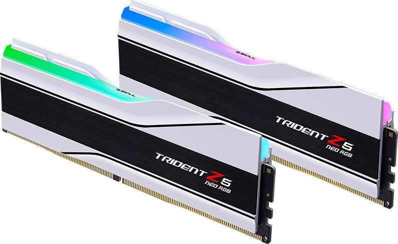 Memorie G.Skill Trident Z5 Neo RGB, DDR5, 32 GB, 6400 MHz, CL32, F5-6400J3239G16GX2-TZ5NRW