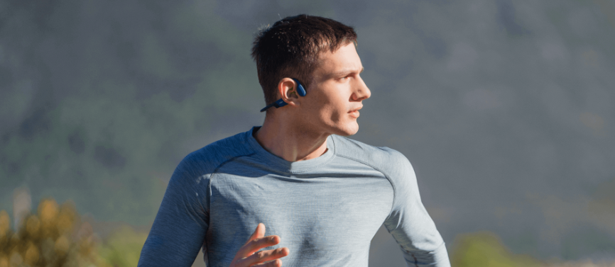Kufje Shokz Openrun Mini, Wireless, të kaltërta