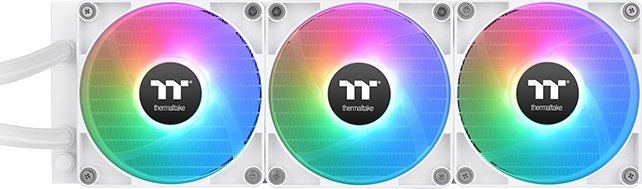 Ftohës uji për procesor Thermaltake TH360 V2 ARGB Snow, radiator 360 mm, ARGB, i bardhë