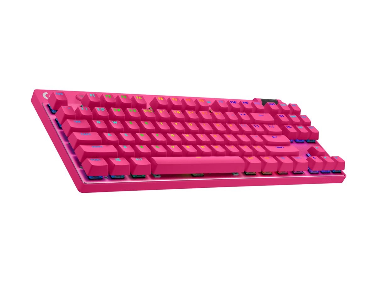 Logitech G PRO X TKL - Wireless, 2.4GHz, BT - Magenta