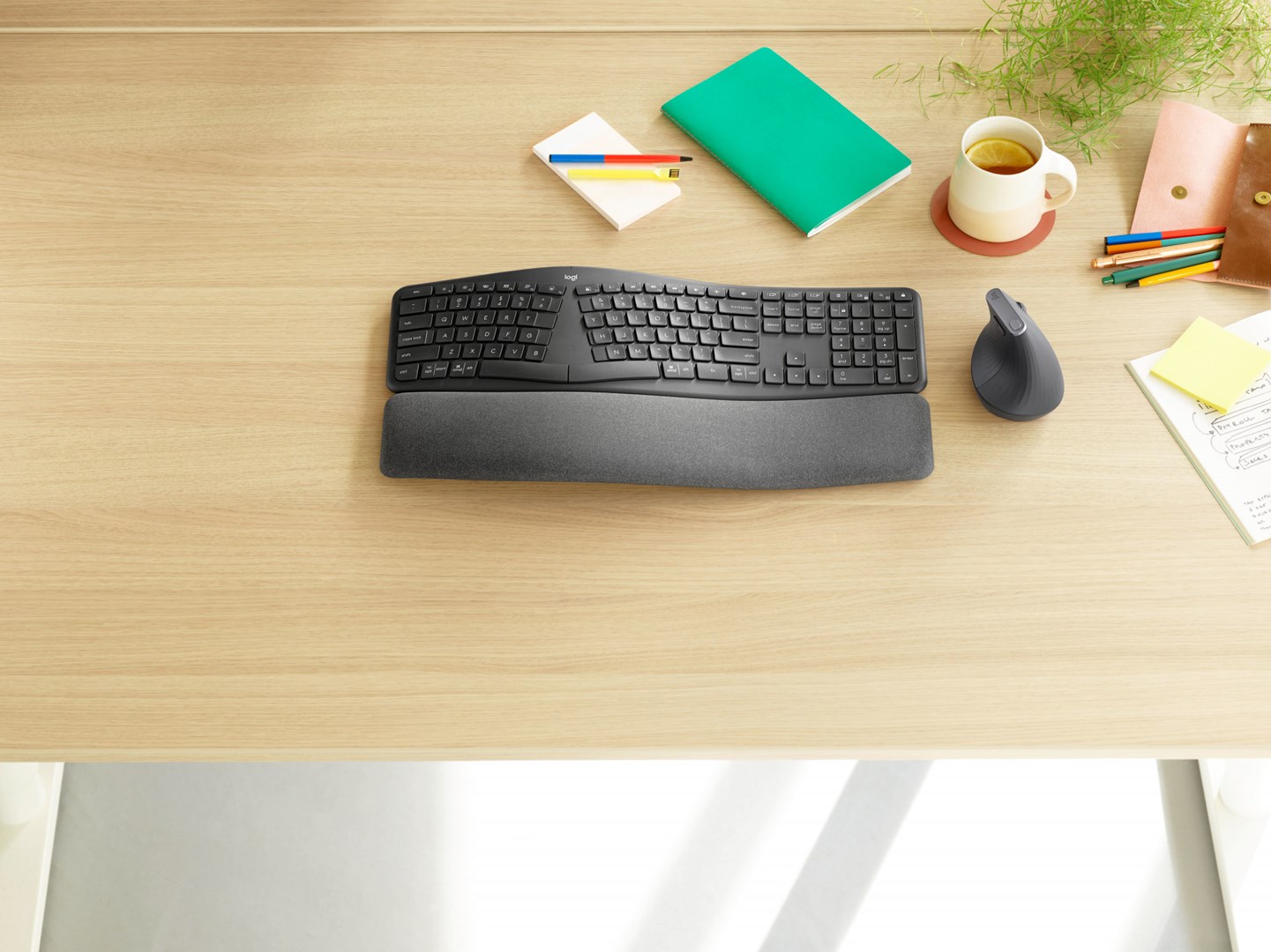 Tastierë Logitech ERGO K860 for Business, ergonomike, e zezë