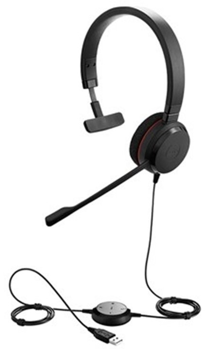 Kufje Jabra Evolve 20, të zeza