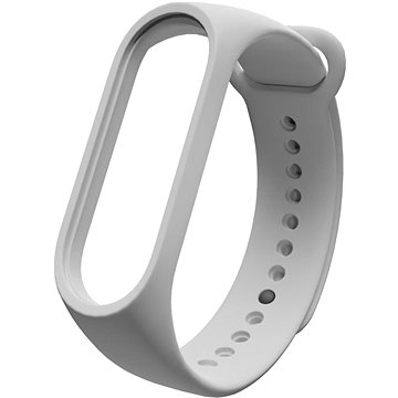 Rrip dore Eternico Essential për Xiaomi Mi Band 3 4, TPU, gri Stone