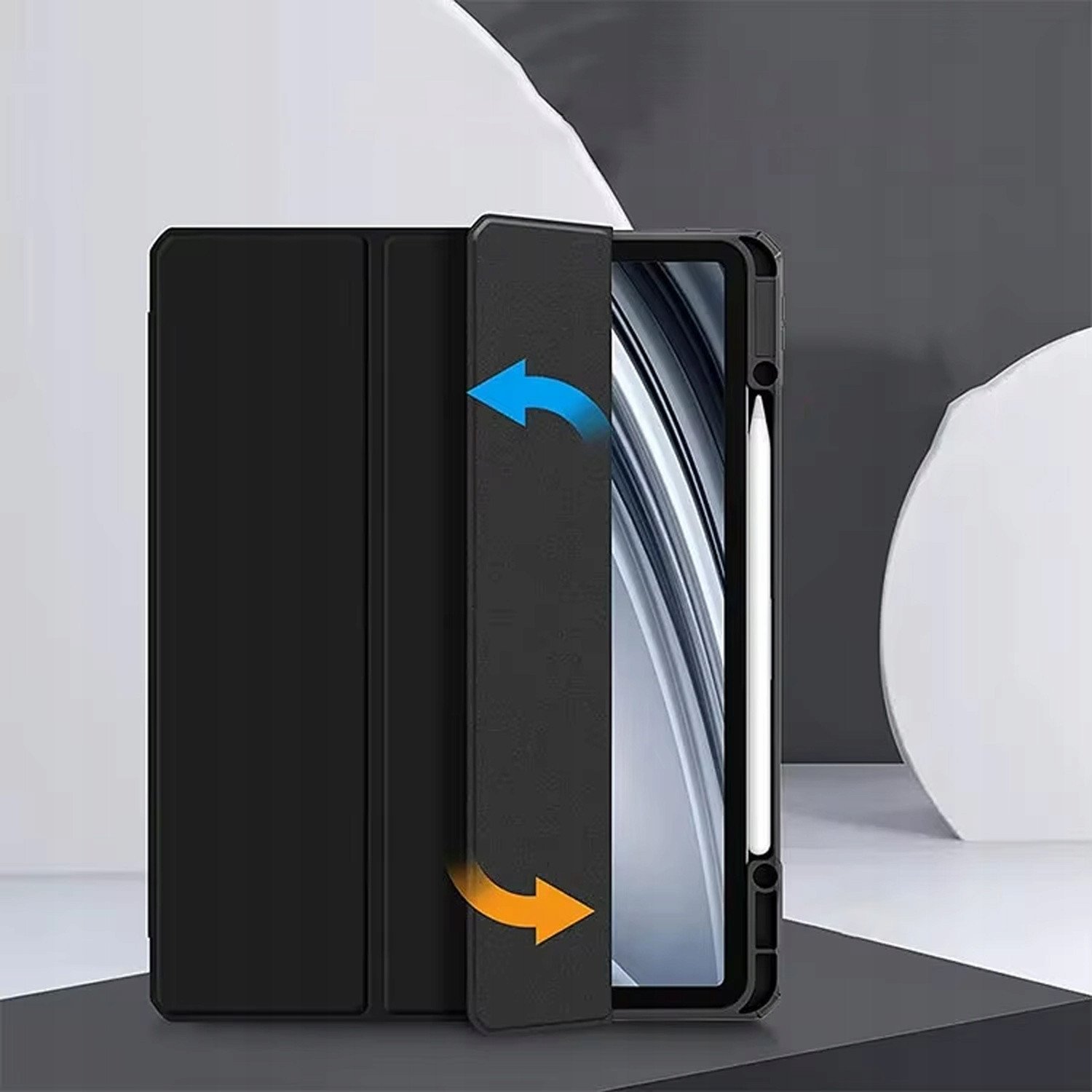 Këllëf Hard Crystal për tablet Apple iPad Pro 11 Gen 5 2024, funksion gjumë zgjim, i gjelbër