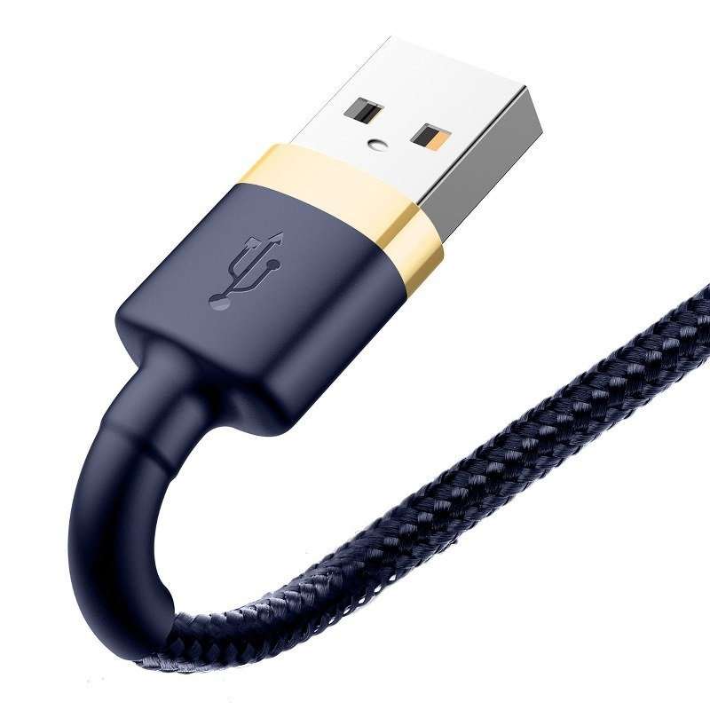 Kabllo karikimi Baseus CALKLF-CV3, USB A në Lightning, 2 m, blu