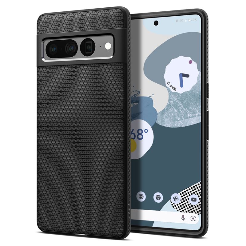 Mbështjellëse për Google Pixel 7 Pro Spigen Liquid Air, e zezë
