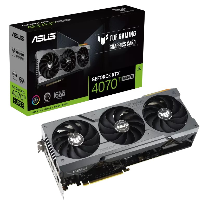 Kartë grafike ASUS TUF Gaming NVIDIA GeForce RTX 4070 Ti SUPER, 16 GB GDDR6X