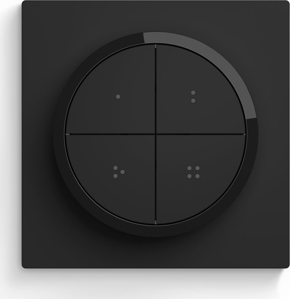 Ndërprerës i zgjuar Philips Hue Tap Dial, me telekomandë, i zi
