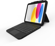 Këllëf tastierë ZAGG Tough Keys për iPad 10.9" gjenerata 10, USB C, me touchpad, i zi