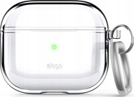 Mbulesë Elago për AirPods 3, transparente, me karabinë, e tejdukshme