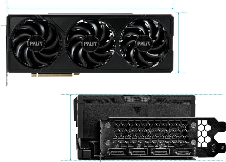 Kartelë grafike PALiT GeForce RTX 4080 Super JetStream OC, 16GB GDDR6X