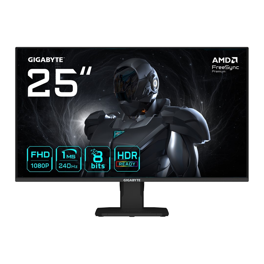 Monitor GIGABYTE GS25F2A, 25", FHD, 240Hz, 1ms, i zi