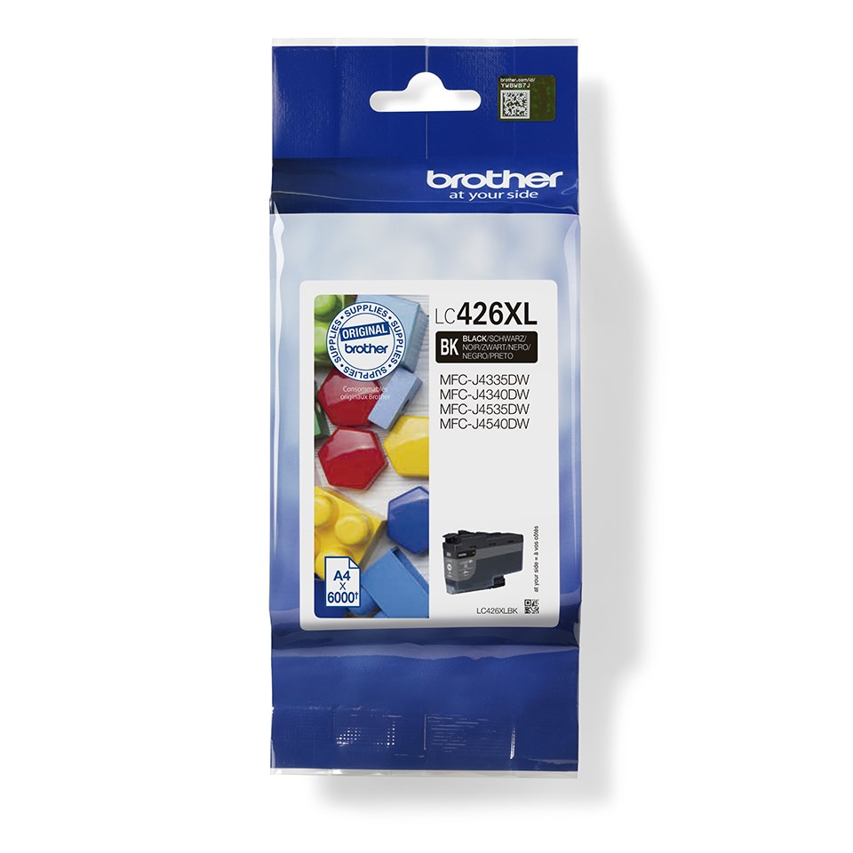 Ngjyrë për printer Brother LC426XLBK, e zezë