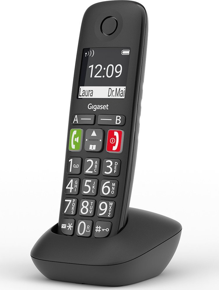 Telefon pa tel Gigaset E290HX, DECT, ekran 2", i zi