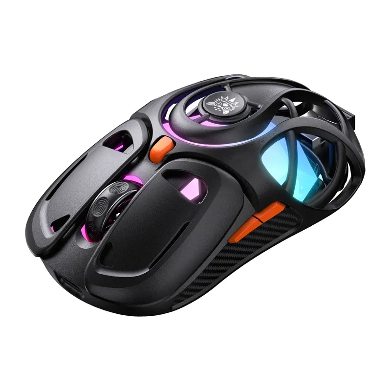 Maus gaming ONIKUMA DM02 Tri Mode, RGB, pa kabllo, i zi