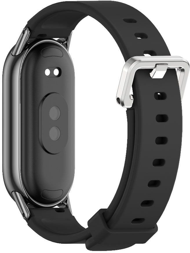 Rrip ore Tech-Protect IconBand Classic për Xiaomi Smart Band 8 9 10 NFC, silikon fleksibël, i zi