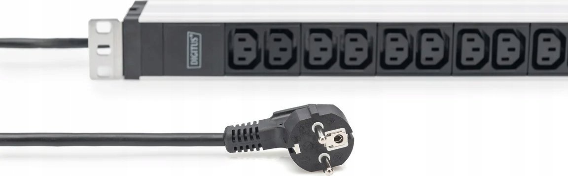 Панел струја рак Digitus ZUB 1U, 12 излези, 2 m, алуминиум